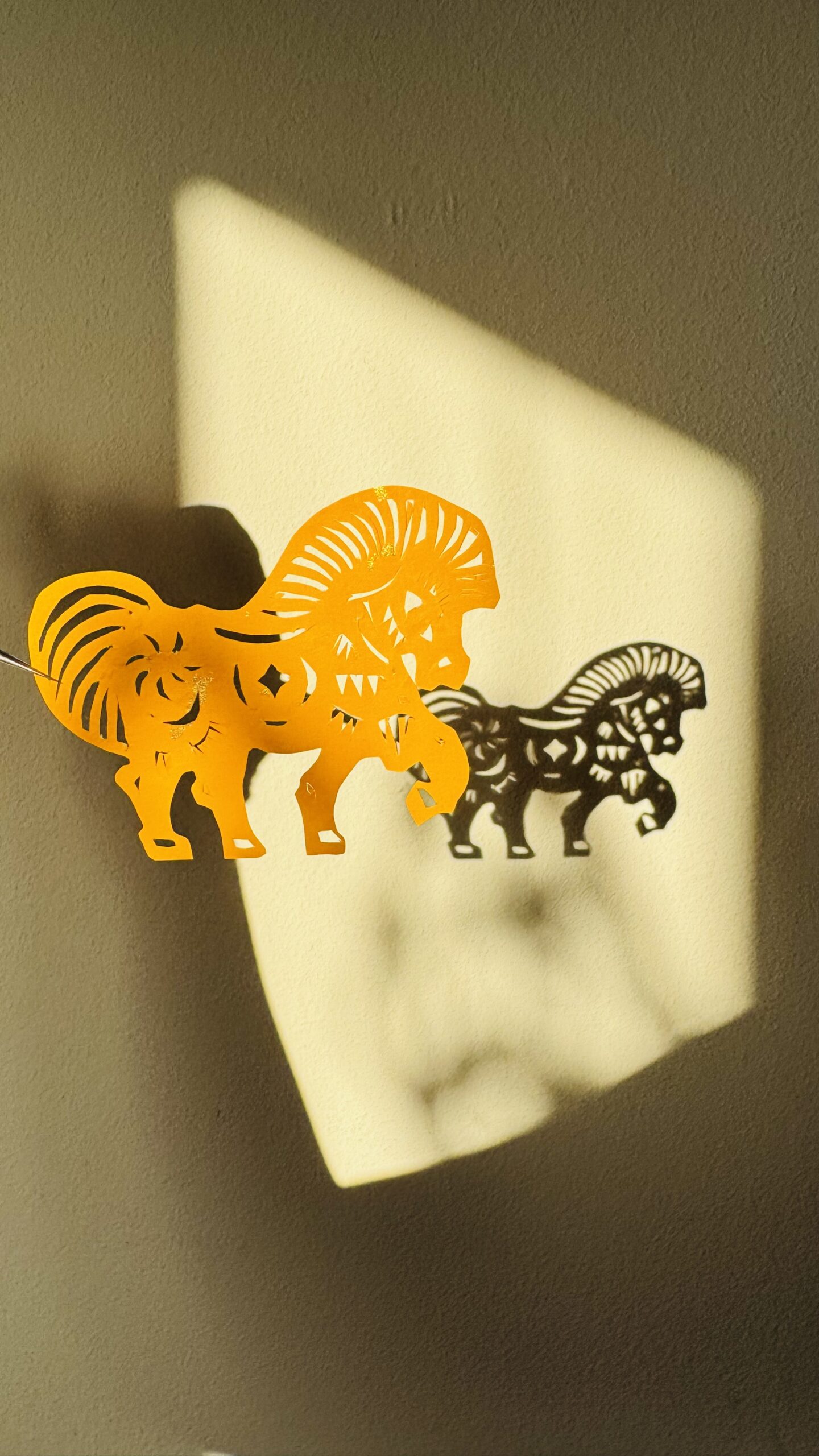 papercutting of a horse